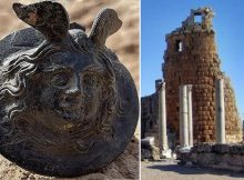 1,800-Year-Old Military Medal with Medusa Head Unearthed In Ancient City of Perre, Southeastern Turkey