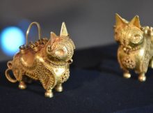 Beautiful Gold 'Lynx' Earrings Discovered In The Ruins Of The Ancient Lost City Of Ani Go On Display In 2023