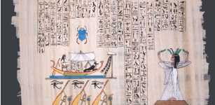 16 Meters Long Ancient Papyrus With Spells From The Book Of The Dead Found In Saqqara