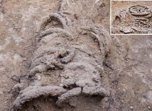 Skeletal Remains Of A 1,500-Year-Old Byzantine Ascetic Monk, Chained In Iron Rings - Uncovered Near Jerusalem