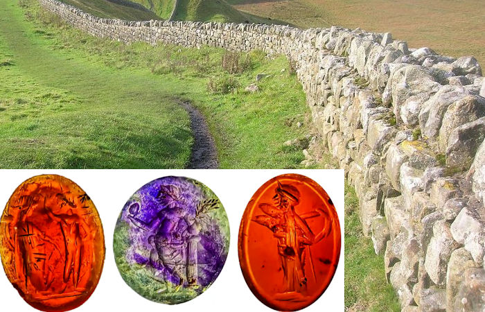 Amazing 2,000-Year-Old Engraved Roman Gems Discovered Near Hadrian's Wall