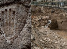 Fragments Of City's Fortifications And Carved Hand Imprint Unearthed In Jerusalem