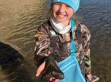 Young Girl Finds Rare Ancient Megalodon Shark Tooth On Maryland Beach