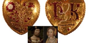 Beautiful Tudor Gold Pendant Linked To Henry VIII And Katherine Of Aragon Discovered By A Metal-Detectorist