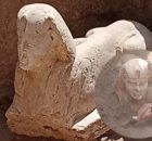 Sphinx Statue With A Smiley Face And Two Dimples Unearthed In Qena Egypt