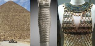 Amazing 4,500-Year-Old Egyptian Bead-Net Dress Found In Giza Tomb Restored