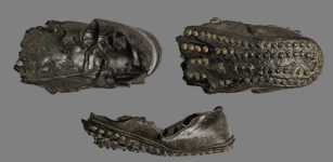 1,700-Year-Old Roman Shoes And An Exceptional Glass Workshop Unearthed In France