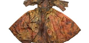 Unique 17th Century Silk Dress Found At Bottom Of The Wadden Sea Goes On Display