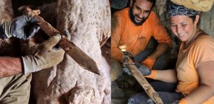 Four Rare And Incredibly Well-Preserved 1,900-Year-Old Roman Swords Found In Judean Desert