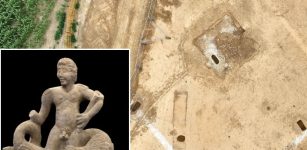 Roman Mausoleum And A Spectacular Statue Of Sea God Triton Found In Kent