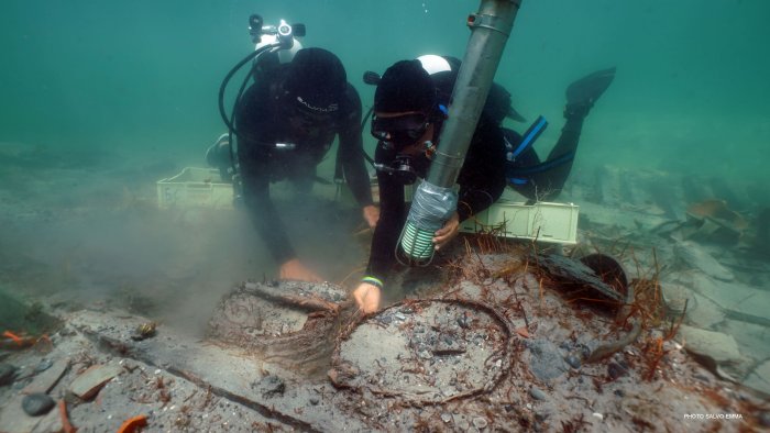 Almost Intact Roman Shipwreck Marausa 2 Filled With Artifacts Recovered Off The Coast Of Sicily
