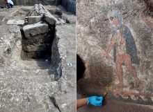 Extraordinary Painted Tomb Belonging To A Mercenary Warrior Found At Pontecagnano Necropolis