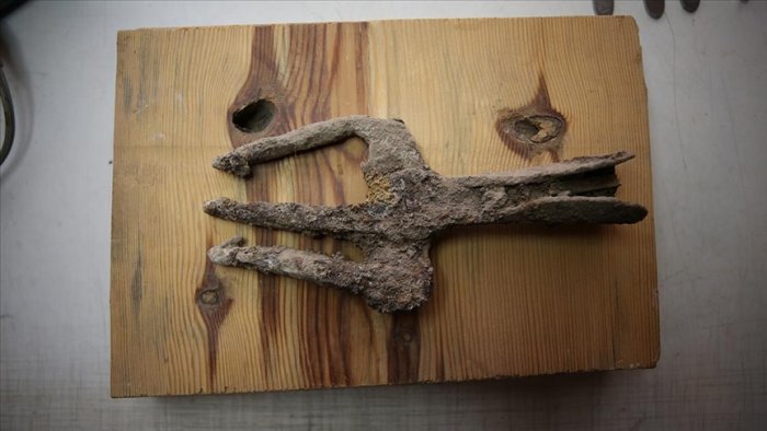 1700-Year-Old Iron Trident Found In The Ancient City Of Assos, Turkey