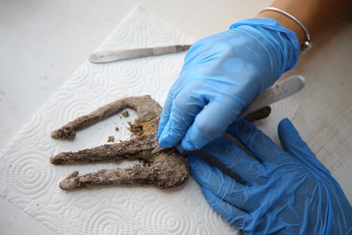 1700-Year-Old Iron Trident Found In The Ancient City Of Assos, Turkey