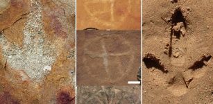 Intriguing Collection Of Petroglyphs And Dinosaur Footprints Found At The Serrote do Letreiro Site, Brazil