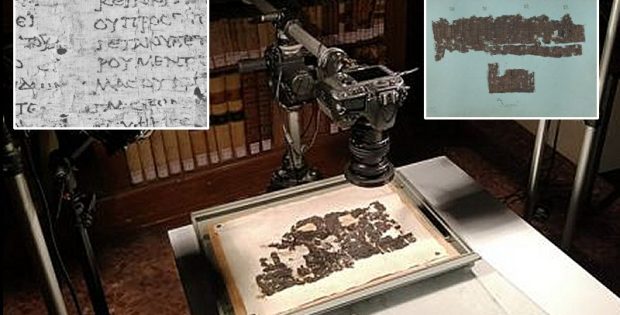 Carbonized Herculaneum Papyrus Starts Revealing Its Ancient And Historical Secrets