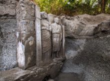 Remarkable Funerary Relief Of Life-Size Couple Discovered At The Necropolis Of Porta Sarno In Pompeii