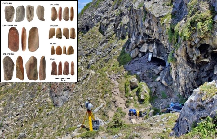 South Africa 's Blombos Cave: Ochre Was A Tool For Stone Toolmaking During The Middle Stone Age