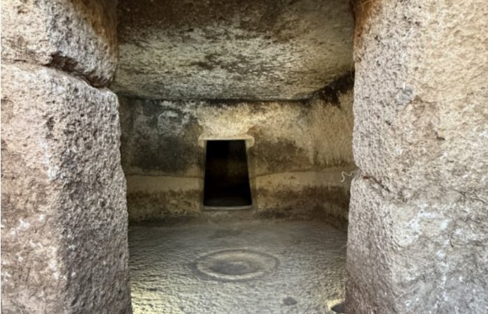 Three Prehistoric Domus De Janas (House Of The Fairies Or House Of Witches) Unearthed In Sardinia, Italy