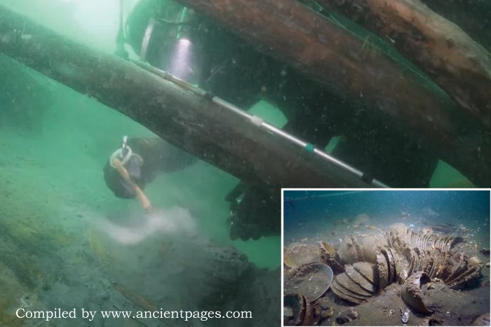 Historic Cargo Ship Mado 4 Loaded With Treasures Recovered From The Seabed Off Taean, South Korea
