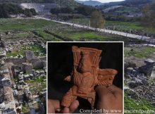Unique Incense Burner Of Serapis, The Greco-Egyptian Sun God, Found In The Ancient City Of Ephesus