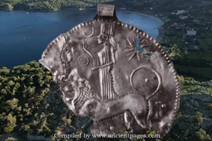 Symbolic Silver Necklace Depicting Mesopotamian Goddess Ishtar Discovered In The Ancient City Of Amos