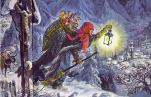 Beautiful Legend Of La Befana – Witch Who Delivers Gifts To Children In Italy On Epiphany – Twelve Days After Christmas