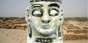 Curious 3,300-Year-Old Faience Mask Linked To The Lost Ancient Dilmun Civilization Discovered In Bahrain