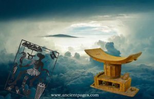 Golden Stool Of Ashanti People And Legend Of The Black Cloud Appearing In The Sky