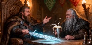 Wise But Impulsive King Fooled By A Cunning Odin In Norse Mythology