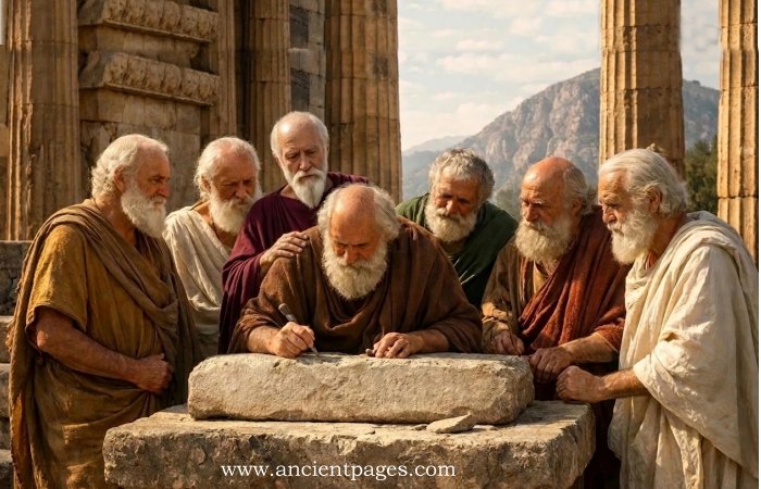 Why Did The Seven Sages Leave This Mysterious Symbol At The Temple Of Apollo - Was It A Message For Future Generations? - Ancient Pages