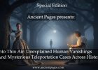 Into Thin Air: Unexplained Human Vanishings And Mysterious Teleportation Cases Across History - Special Edition