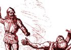 Giant Hrungnir Who Lost The Race And Engaged In A Deadly Duel With Mighty Thor In Norse Mythology