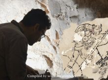 Mythical Maya Hero Juun Ajaw Reconstructed On A Calakmul Mural Painting