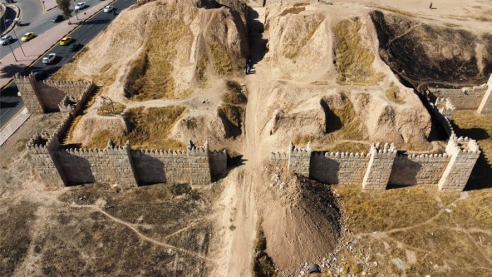 Massive 2,600-Year-Old Marble Stele Discovered At Nineveh's Shamash Gate