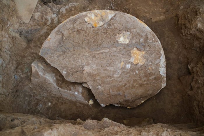 Massive 2,600-Year-Old Marble Stele Discovered At Nineveh's Shamash Gate