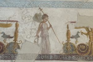 Unveiling Of Pompeii's Recreated Frescoed Bakery House Ceiling Adorned With Greek Myths